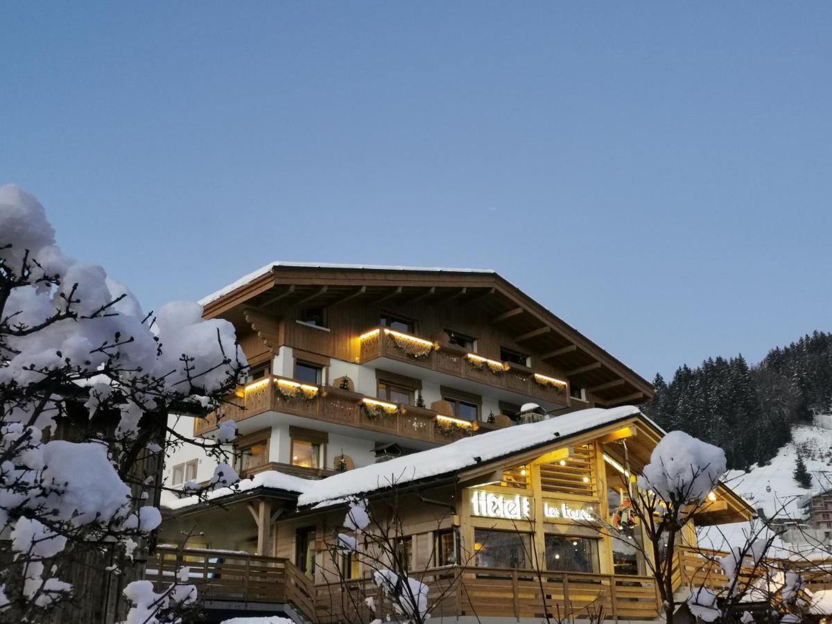 Hotel-Chalet Les Ecureuils Restaurant, Piscine, Garage Ле-Гран-Борнан Екстер'єр фото